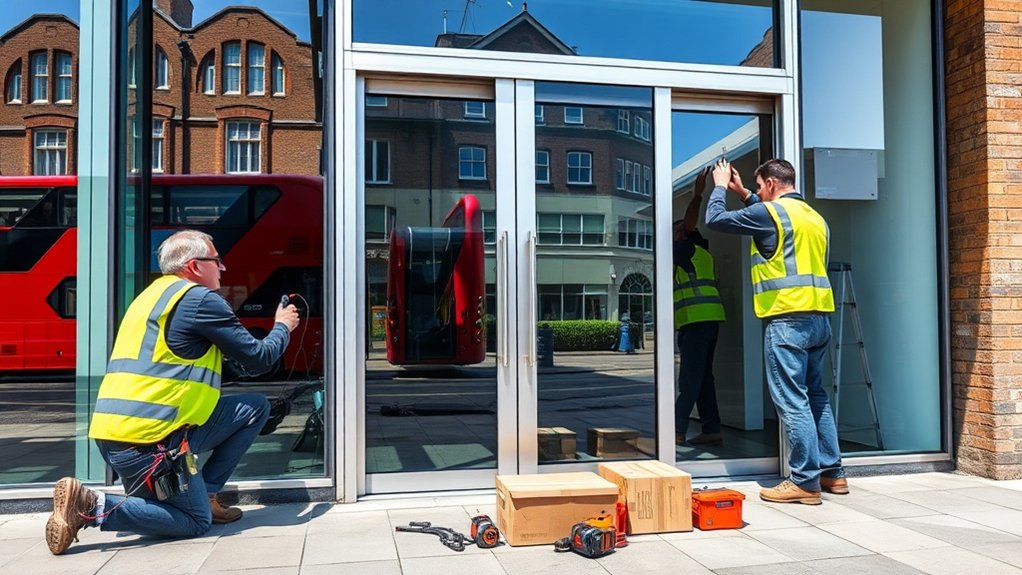Automatic Door Installation Brockley