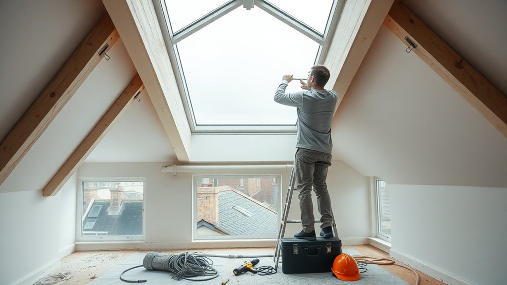 Electric Skylight Installation Brockley