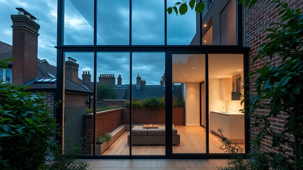 Glass Extension Walls Brockley