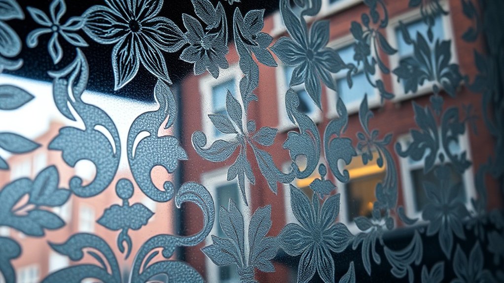 Patterned Decorative Glass Brockley