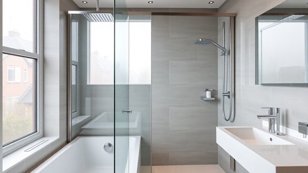 Semi-Frameless Shower Screens Brockley