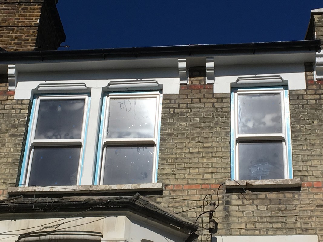 New uPVC sash windows fitted on Victorian terrace in Brockley